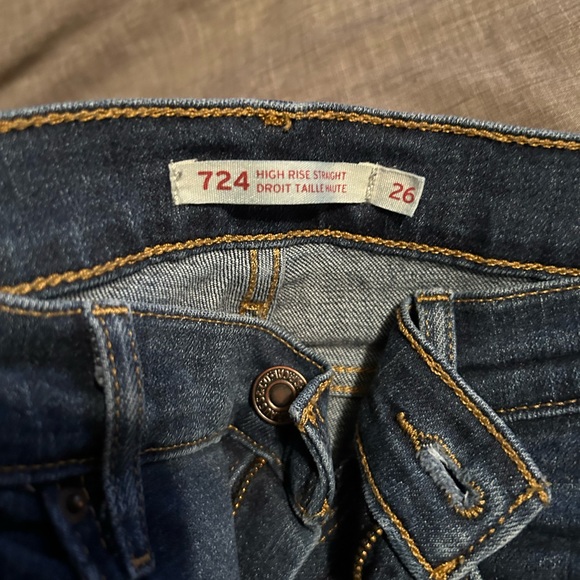 Levi’s 724 high rise straight jeans - Picture 4 of 4